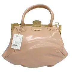 GIULIANO FUJIWARA ジュリアーノフジワラ 2WAY ハンドバッグ ショルダーバッグ ピンク レザー 【中古】JA-25