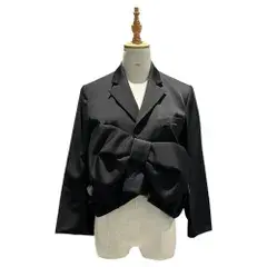 TAO COMME des GARCONS(タオコムデギャルソン) 07SS Big Ribbon Decorative Wool Short-Length Jacket ビッグリボン 装飾 ウール ショートレングス ジャケット  3S-J004