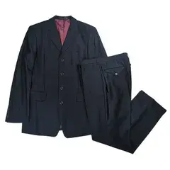 Jean Paul GAULTIER HOMME objet Shadow Stripe 4B Tailored Jacket/Slacks Pants Set-up