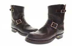 フラットヘッド THE FLAT HEAD HORSE HIDE ENGINEER BOOTS ホースハイド エンジニアブーツ FN-FB-001 メンズ靴 ブーツ エンジニア ブラック 103S-1649