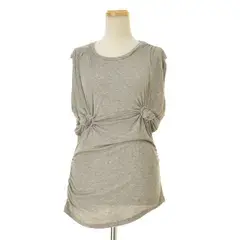 【vaquera】VAQ07T104 Ruched Tank Top ツイストリブ タンクトップノースリーブカットソー