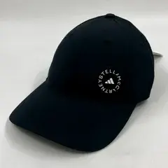 未使用タグ付き アディダス バイ ステラマッカートニーキャップ IP0394 黒OSFW 帽子 アディダスステラコラボ レディース adidas by Stella McCartney フリーサイズ アジャスター調節可能