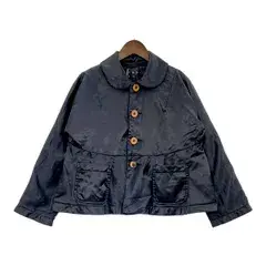 tao COMME des GARCONS タオ コムデギャルソン ラウンドカラーショートジャケット ブルゾン レディース S ブラック アウター DL20150■