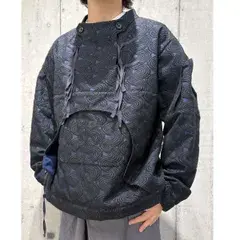 KOZABURO LSS Wave Embroidery Monk Anorak Jacket刺繍総柄アノラックジャケット 8069000148701
