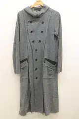 【中古】 kohshin satoh メンズロングコート 38 ロングコート kohshin satoh 38 青 ブルー 無地