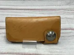 ALZUNI アルズニ 長財布 モルガンコンチョ キャメルカラー系