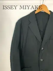 ＩＳＳＥＹ　ＭＩＹＡＫＥ　ＭＥＮ イッセイミヤケメン３Ｂテーラードジャケット　ブラック　綿１００％　メンズ