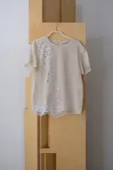 STELLA McCARTNEY ステラ マッカートニー レース 半袖 ブラウス