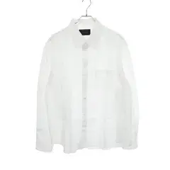 シモーネロシャ Simone Rocha 長袖 ホワイト コットン シャツ ホワイト メンズ Used A