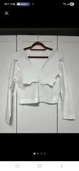 GANNI 白 シャツ