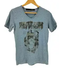 シュリセル SCHLUSSEL グラフィックプリント Vネック S/S Tシャツ  メンズ  2