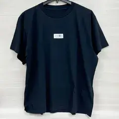 【新品・アウトレット】 MM6 Maison Margiela エムエムシックス メゾンマルジェラ メンズ レディース ユニセックス トップス ナンバリングロゴ Tシャツ クルーネック 半袖 カットソー SH0GC0032 M20170 900 ブラック L