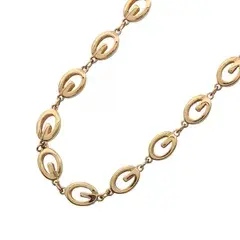 ジバンシィ GIVENCHY ネックレス Gロゴ チェーン GP（ゴールドメッキ） ネックレス レディース Used A