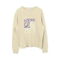 ロエベ LOEWE スウェット アナグラム 刺繍 H526Y24X10 コットン アナグラム スウェットシャツ ユニセックス Used A