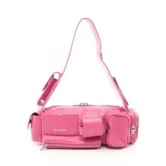 バレンシアガ BALENCIAGA ショルダーバッグ スーパービジー XS 762516 ピンク レザー スーパービジー ショルダーバッグ XS レディース Used A
