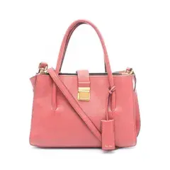 ミュウ ミュウ Miu Miu ハンドバッグ マドラス 2WAY ピンク レザー マドラス 2way トートバッグ レディース Used B