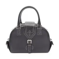 ロエベ LOEWE ハンドバッグ センダ ブラック レザー センダ ハンドバッグ レディース Used A