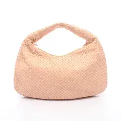 ボッテガヴェネタ BOTTEGA VENETA ショルダーバッグ イントレチャート ライトピンク レザー イントレチャート ワンショルダーバッグ レディース Used A