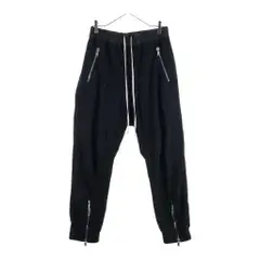 Rick Owens (リックオウエンス) 24SS TECUAL TRACK PANT テクアトルトラックロングパンツ ブラック RU01D3370-BA