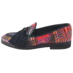 Needles (ニードルス) TARTAN PLAID TASSEL SLIPON タータンプレイド タッセルスリッポン MB 32797 マルチカラー