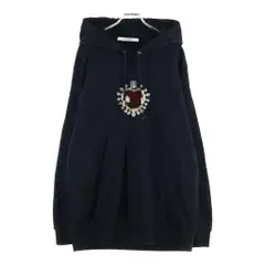 GIVENCHY (ジバンシィ) SACRED APPLE HOODIE 3Dアップル ジャガードデザイン フーデッド ロングスリーブ スウェット パーカー ブラック BW900CG0G4