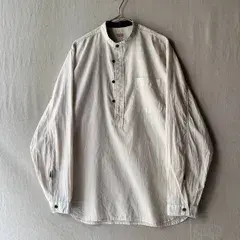 SUGAR CANE プルオーバー シャツ / L 生成り バンドカラー 東洋エンタープライズ T6-08021-9429