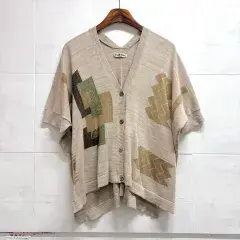 FUGAFUGA シルク ブレンド ドルマン ヒッピー カーディガン JPN