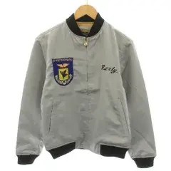 バズリクソンズ BUZZ RICKSON’S ツアージャケット TOUR JACKET スカジャン アウター ロゴ刺繍 ワッペン 36 シルバー BR13246 /YT