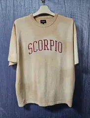 BEAMS スコーピオン 半袖Tシャツ ベージュ