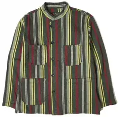 Engineered Garments エンジニアードガーメンツ 20AW アメリカ製 Dayton Shirt - HB Dobby St. デイトンシャツ ヘリンボーンドビーストライプ S Grey/Yellow/Red ジャケット トップス g19305