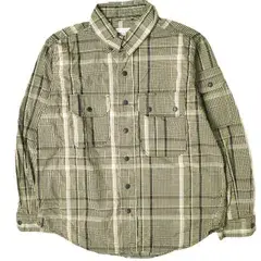 新品 Engineered Garments エンジニアードガーメンツ 21SS アメリカ製 Field Shirt Jacket - Nyco Plaid フィールドシャツジャケット S BEIGE チェック アウター g19294