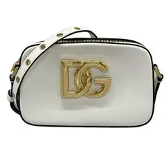 DOLCE&GABBANA(ドルチェアンドガッバーナ) ショルダーバッグ 白 レザー