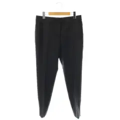ステラマッカートニー STELLA McCARTNEY 裾ジップクロップドパンツ ジッパーフライ 38 ブラック /DO ■OS