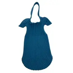 【楠本質店/元住吉】CFCL　シーエフシーエル　FLUTED フルーテッド トートバッグ　ポーチ　ミニバッグ　ブルー系　CF006AG038