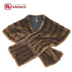 FENDI フェンディ マフラー ファー ティペット ミンク ブラウン