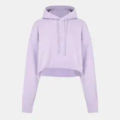 ガニー レディース アウター パーカー・スウェット クロップド Ganni Womens Cropped Hoodie Misty Lilac ライラック
