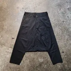 BLACK COMME des GARCONS AD2010 ウールギャバサルエルパンツ S ブラックコムデギャルソン