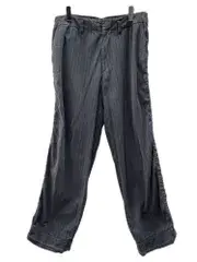 カラー kolor 13SS Puckering Pants パッカリング パンツ ジップフライ 加工 ボトムス 灰 ストライプ 13SCM-P04102 ボトムスその他 グレー サイズ2 104MB-698