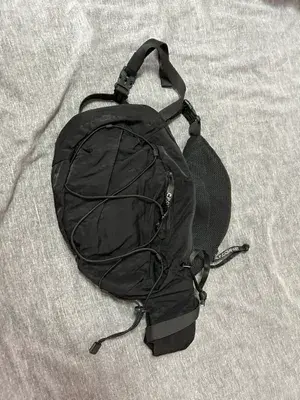 C. P. Company Nylon B Crossbody Rucksack / Sling Bag - Schwarz