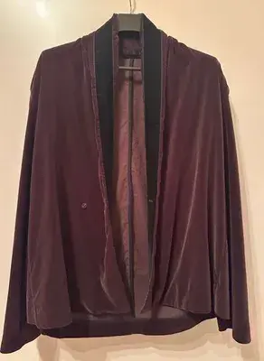 Haider Ackermann FW15 Burgundy Kimono