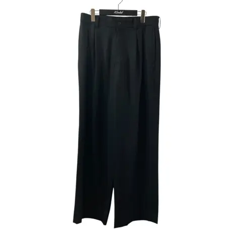WOOL FLANNEL LONG WIDE TROUSERSスラックスST.1258