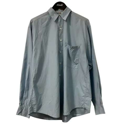 24SSWASHED FINX TWILL BIG SHIRT長袖シャツA24SS02TN