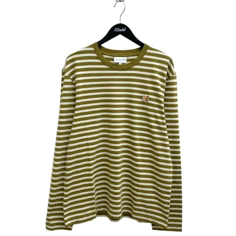 FOX HEAD PATCH REGULAR MARIN TEE SHIRTボーダー長袖TシャツLM00105KJ0046