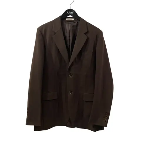 HARD TWIST WOOL PANAMA STRIPE JACKETストライプテーラードジャケットA23SJO1WP
