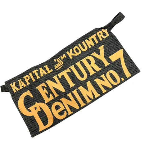 Century Denim NO．7ロゴプリントデニムショルダーバッグ