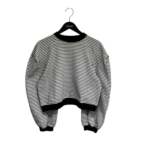 BOX LONG SLEEVE BORDER長袖Tシャツ