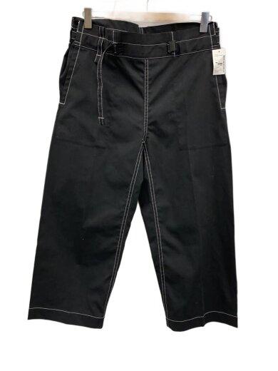 ワイドパンツ/--/ポリエステル/BLK/MI33FF272/FLAT DENIM