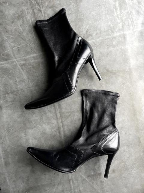 Early 2000s stretchy socks boots 