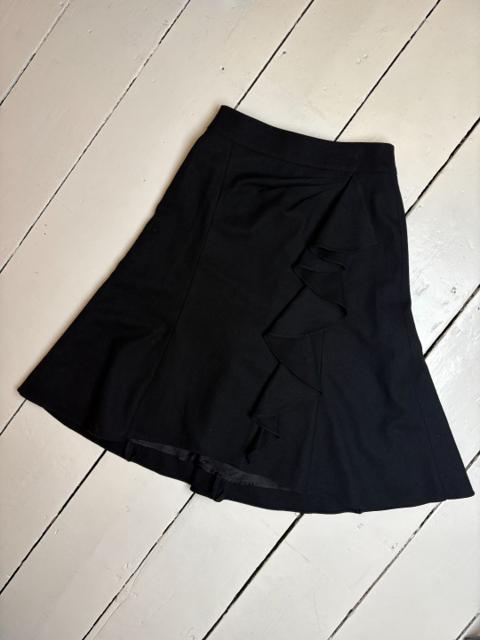Wool mid length skirt 