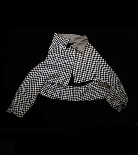 2003 HOUNDSTOOTH OPERA SLEEVE COAT